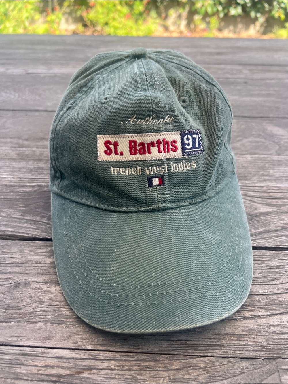 St. Barths 97 Green Baseball Cap